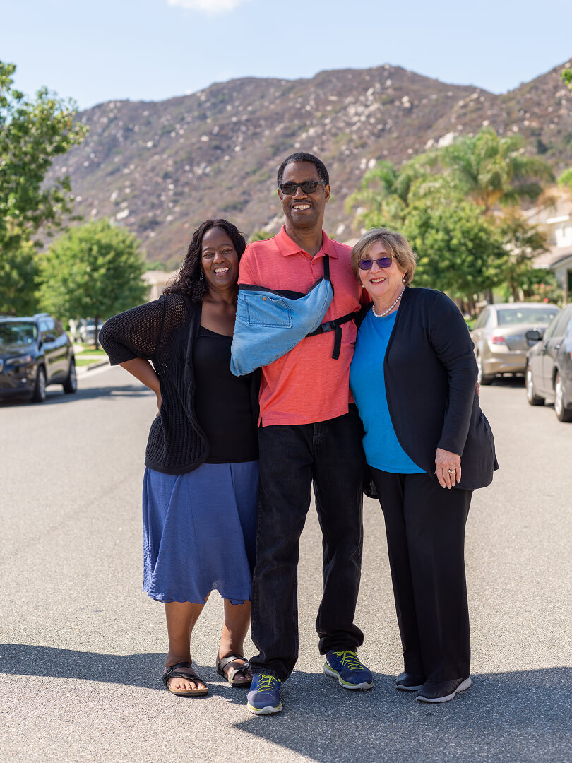 Injured Worker with Family and Representative