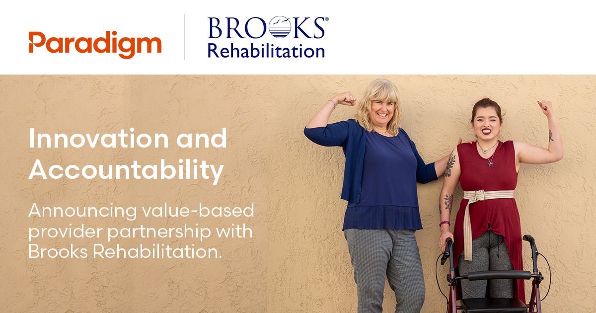 Brooks Rehabilitation Joins ValueBased Initiative Paradigm