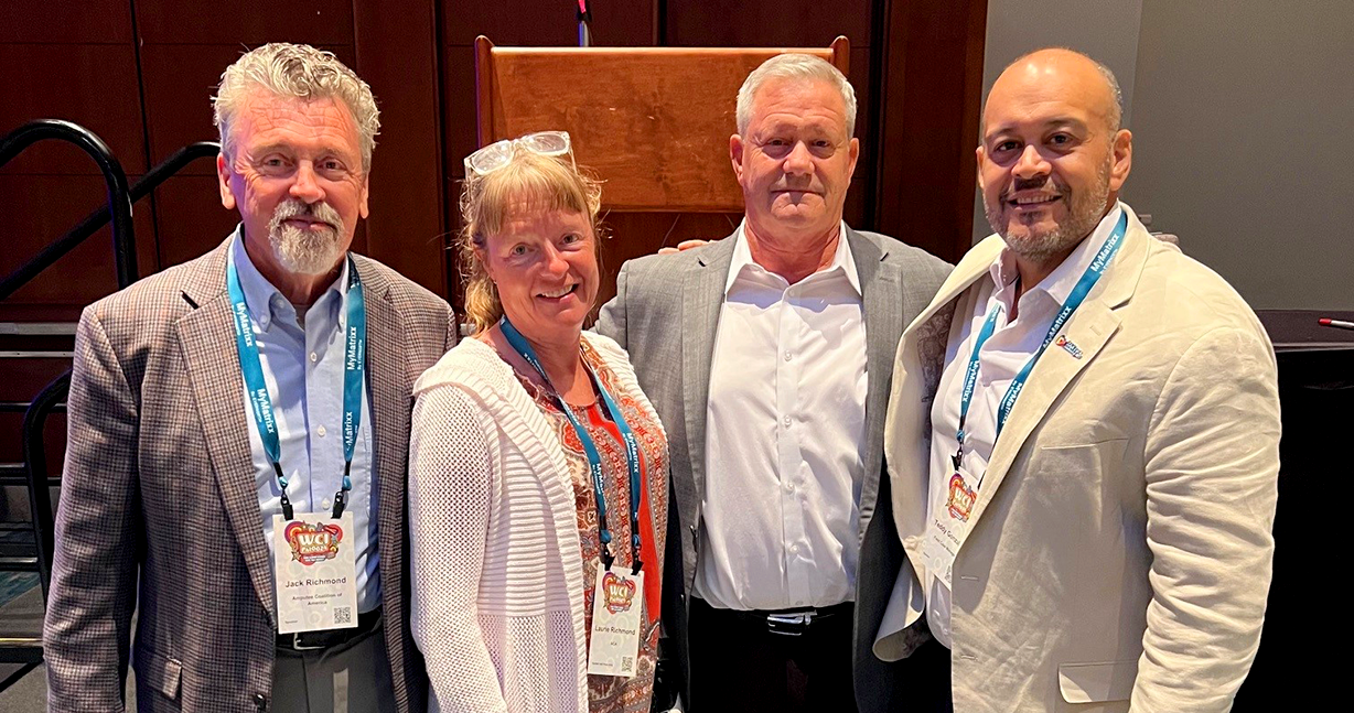 Left to right: Jack Richmond, Laurie Richmond, Jan Saunders, Teddy Gonzalez