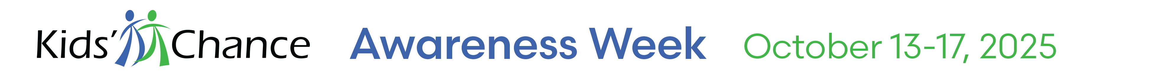 Kids' Chance Awareness Banner