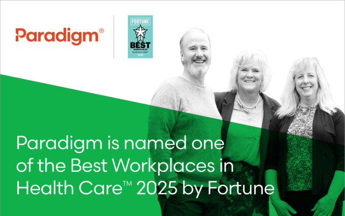 Paradigm named to best workplaces in healthcare 2025