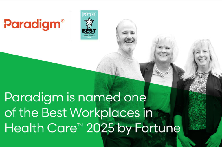 Paradigm named to best workplaces in healthcare 2025