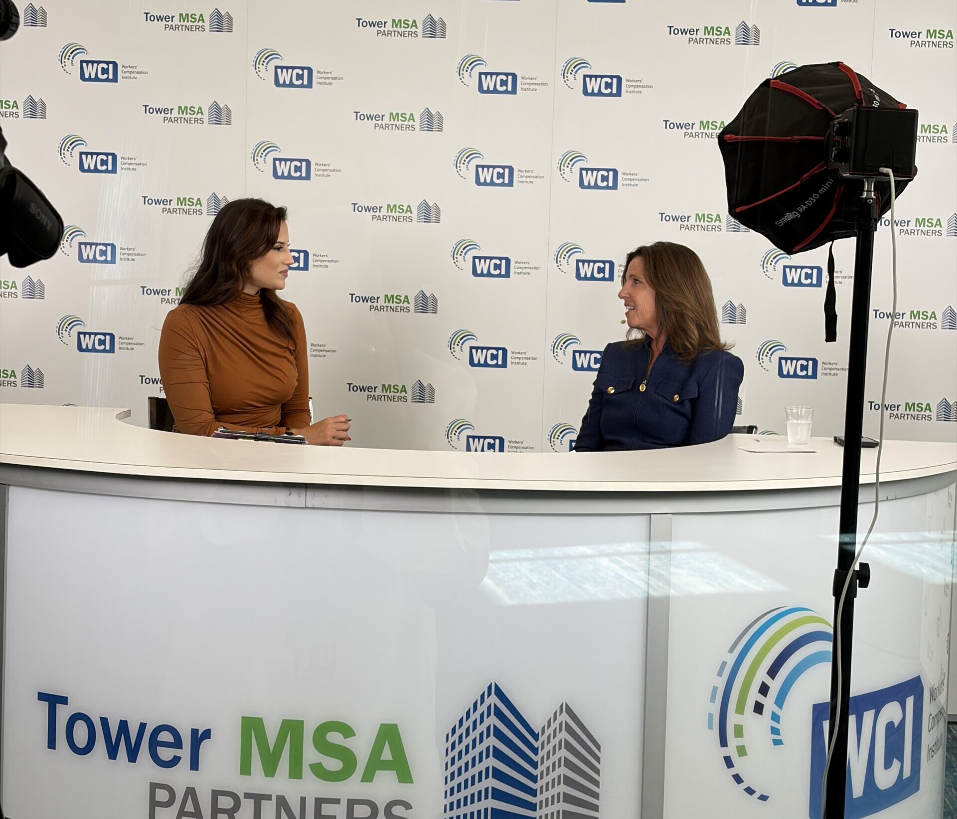 Kathy Galia talking at WCI TV