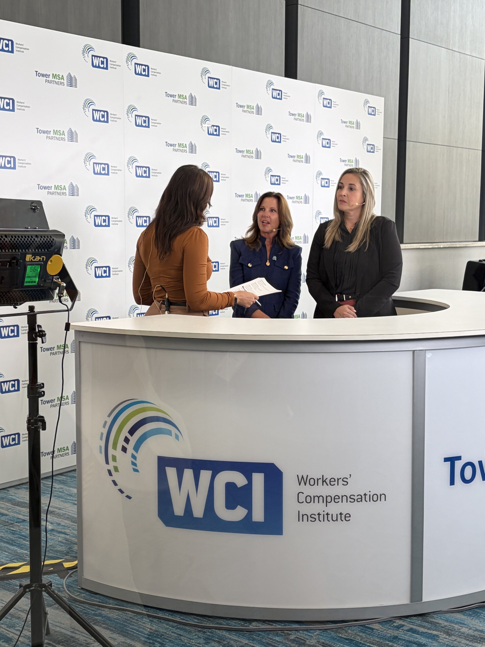 Kathy Galia and Viviane Ruiz at WCI TV